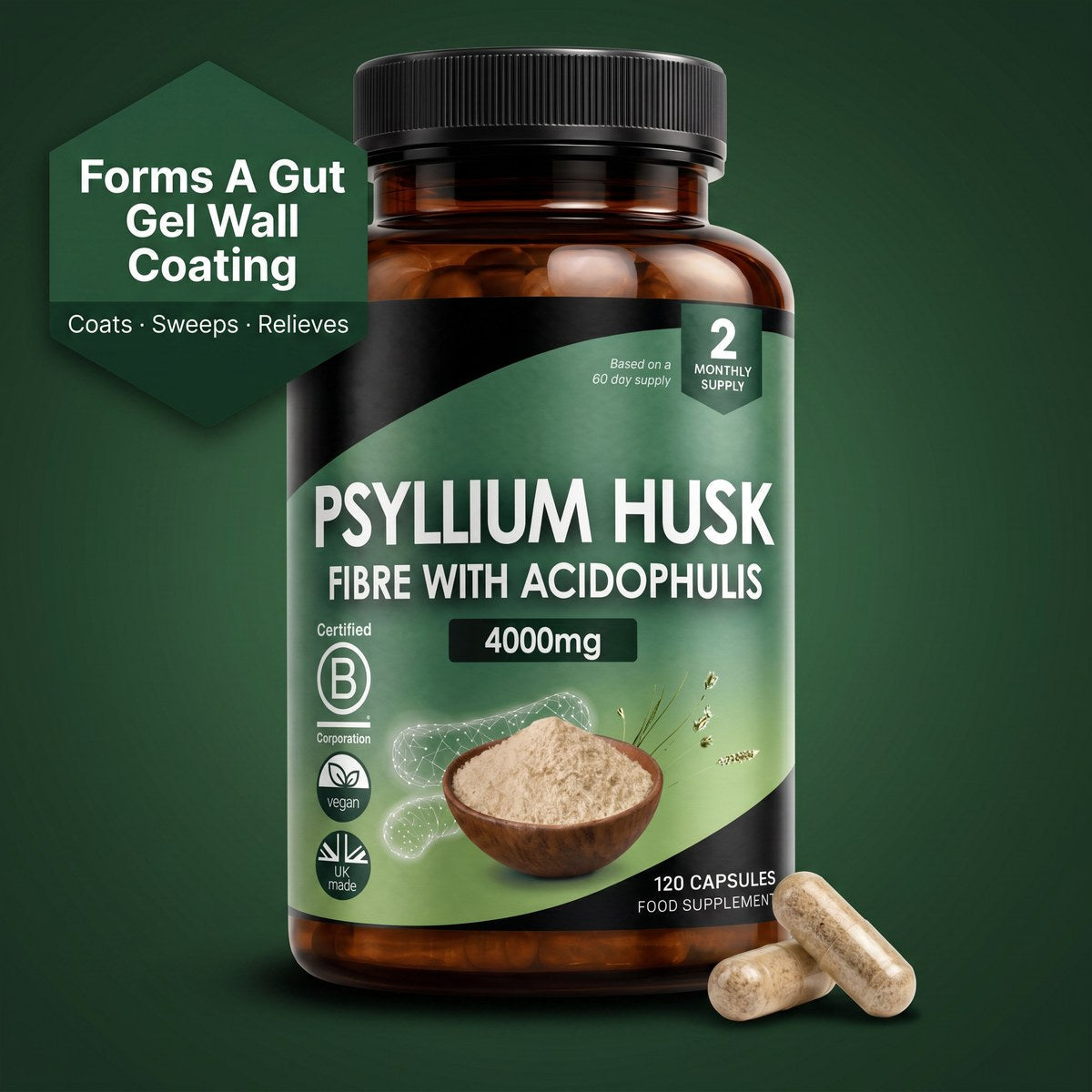 Aida™ - Psyllium Husk Capsules