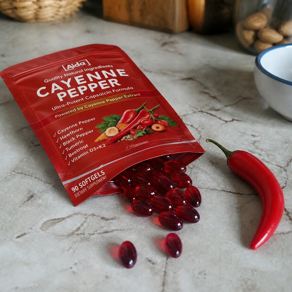Customer photo shared with a review of Aida™ - Queen Cleanse Cayenne Softgels