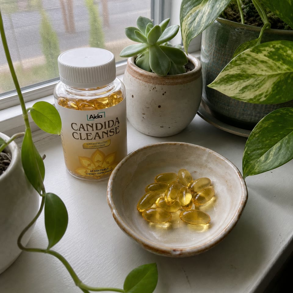Customer photo shared with a review of Aida™ - Candida Cleanse Softgels