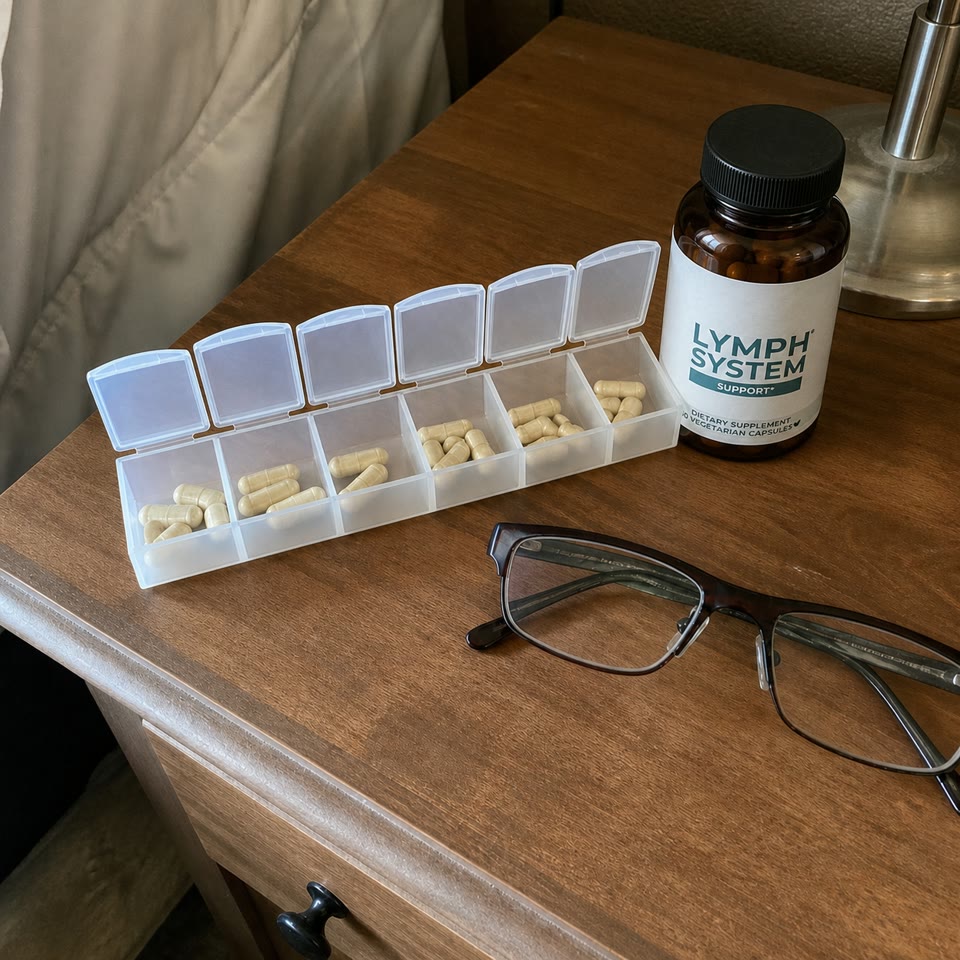 Customer photo shared with a review of Aida™ - Lymphatic Reset Capsules